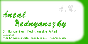 antal mednyanszky business card